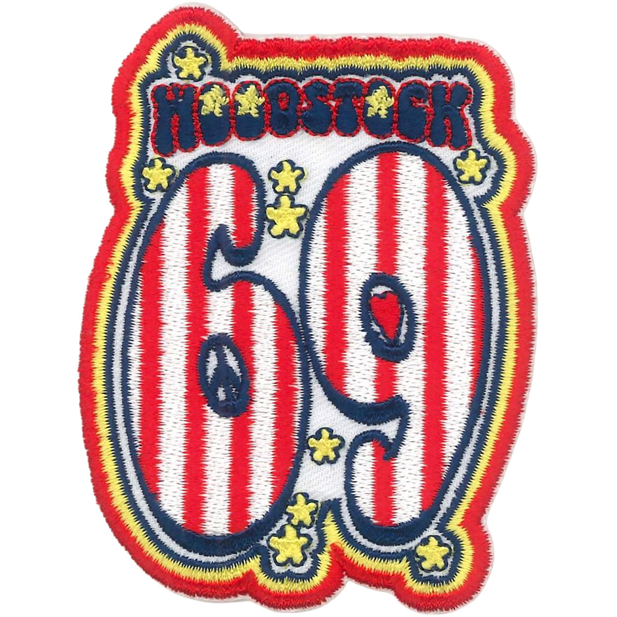 Woodstock 69 2.75"x3.5" Patch - 3 pc prepack