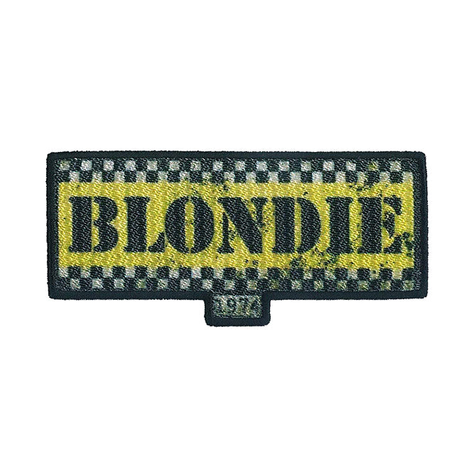Blondie Taxi Logo 4"x1.8" Patch - 3 pc prepack