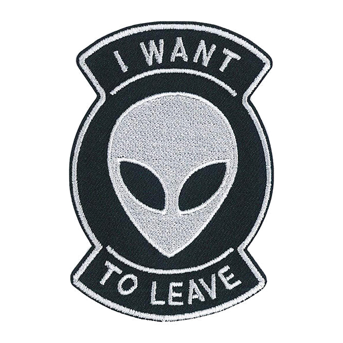 I Want To Leave 2.25"x3.25" Patch - 3 pc prepack