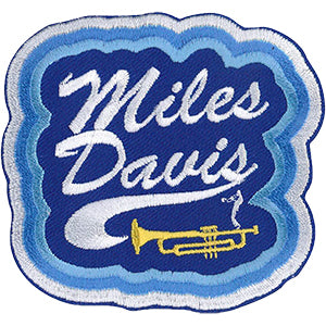 Miles Davis Blues 3.25"x3" Patch - 3 pc prepack