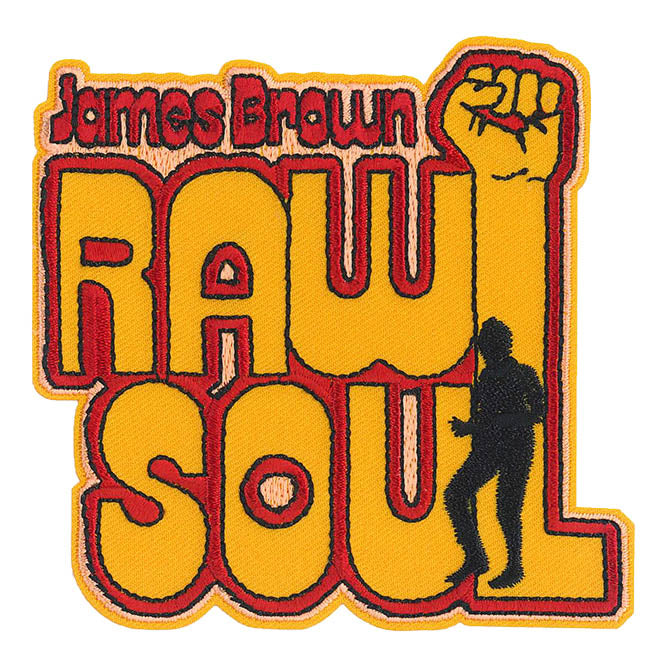 James Brown Raw Soul 4"x4" Patch - 3 pc prepack