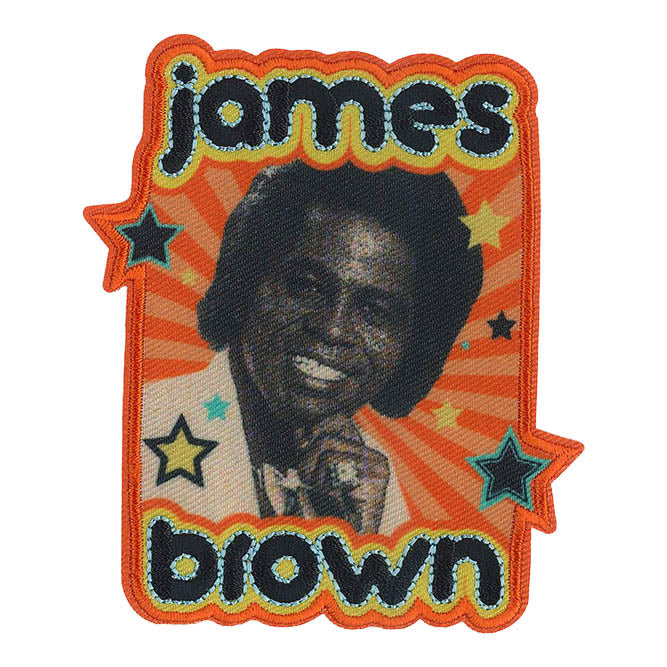 James Brown Stars 3.5"x4.25" Patch - 3 pc prepack