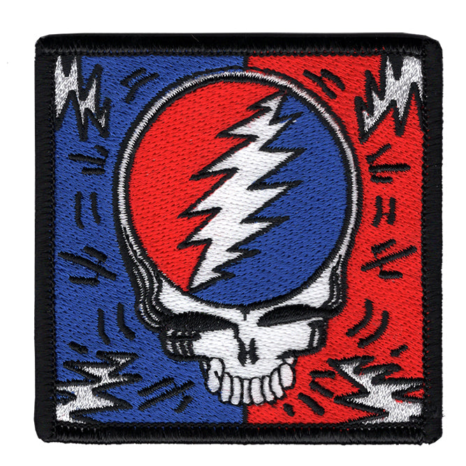 Grateful Dead SYF Bolts 3.25"x3.25" Patch - 3 pc prepack