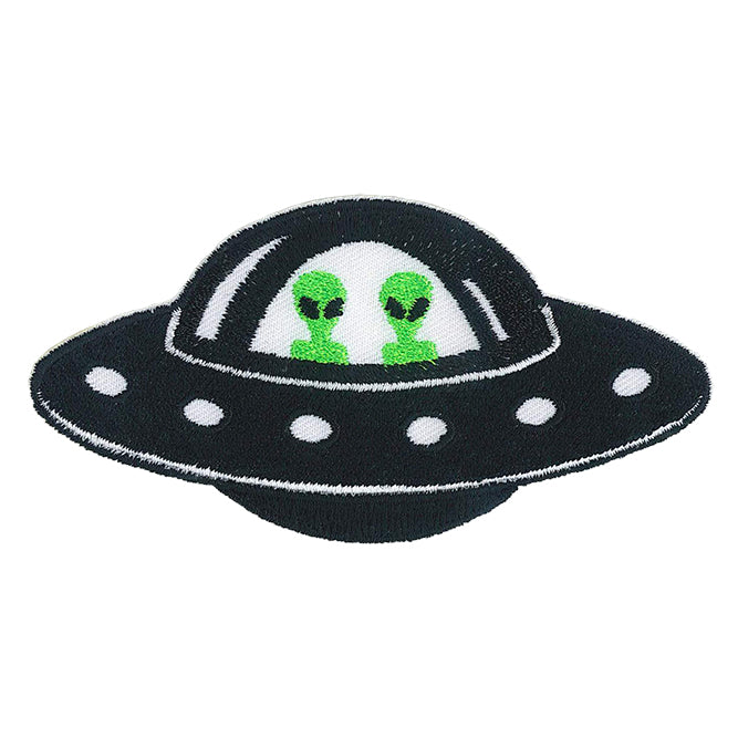 UFO with Aliens 3.5"x2.5" Patch - 3 pc prepack
