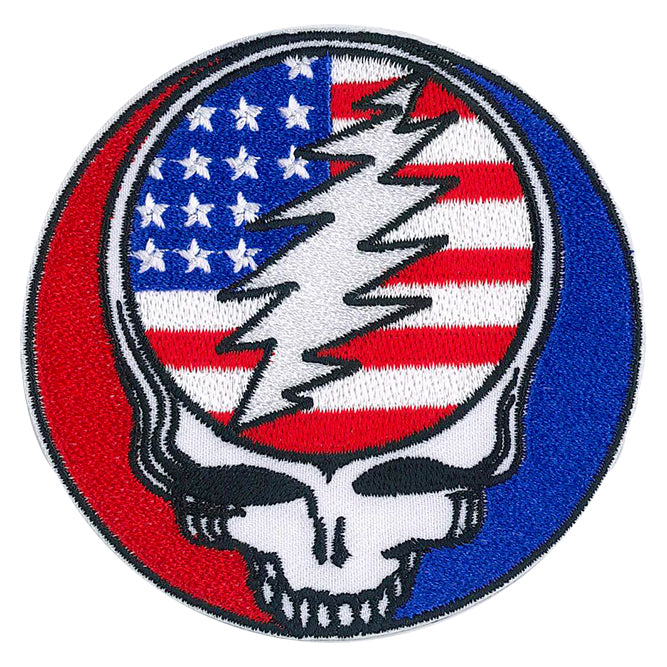Grateful Dead SYF US Flag 3.5" Patch - 3 pc prepack