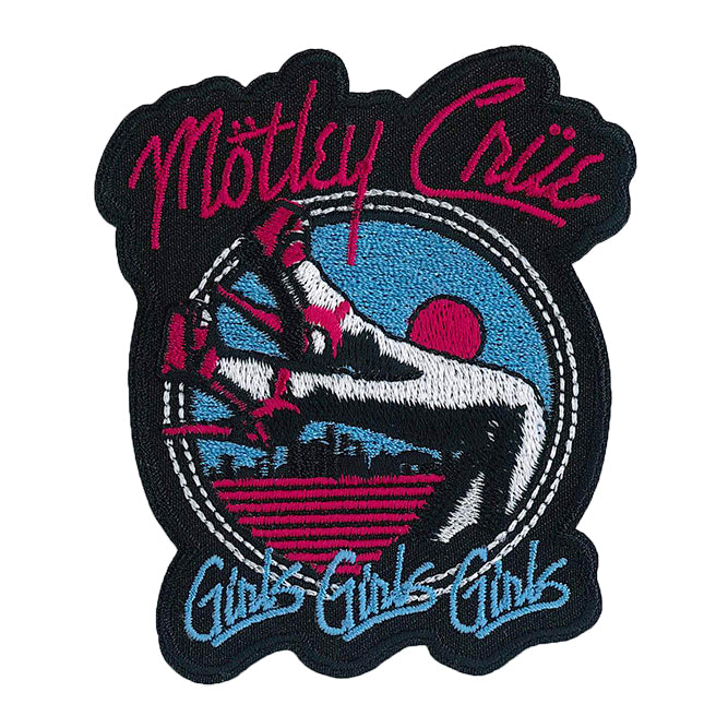 Motley Crue Girls Girls Girls 3"x3.75" Patch - 3 pc prepack