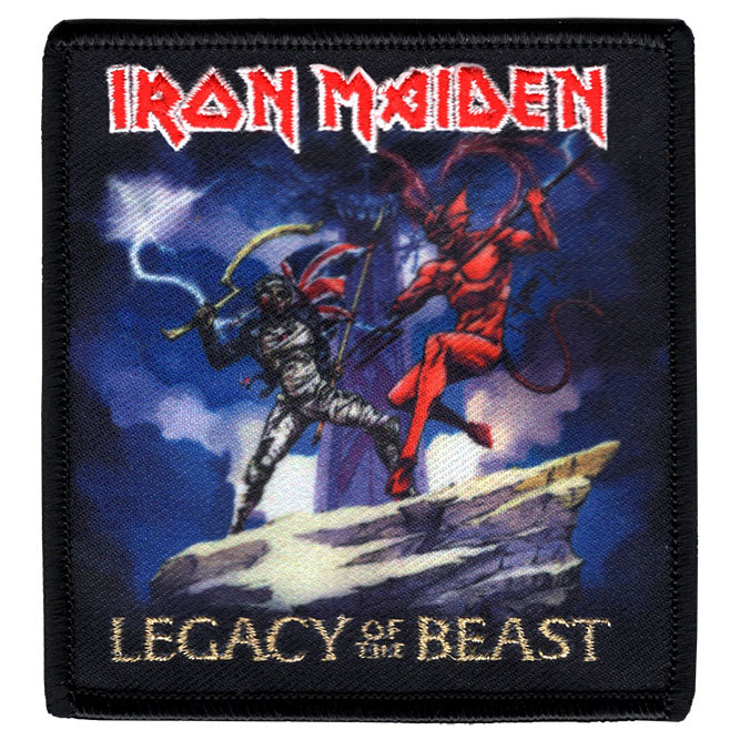 Iron Maiden Legacy of the Beast 3.4"x3.7" Patch - 3 pc prepack