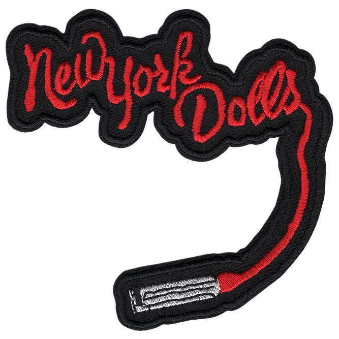 New York Dolls Logo 3.5"x3.5" Patch - 3 pc prepack