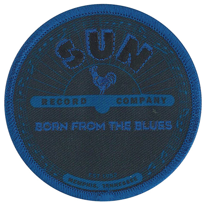 Sun Records Blues Logo 3.25" Patch - 3 pc prepack