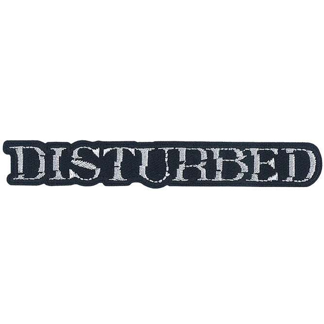 Disturbed Logo 4.5"x0.9" Patch - 3 pc prepack
