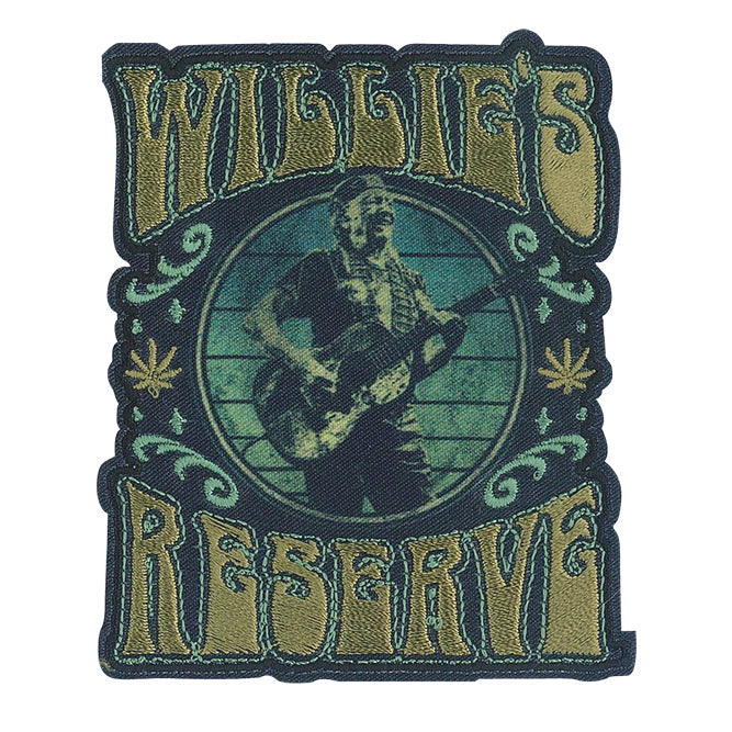 Willie's Reserve Guitar 3.5"x4" Patch - 3 pc prepack