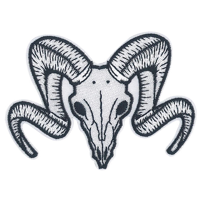 Goat Skull 3.5"x3" Patch - 3 pc prepack