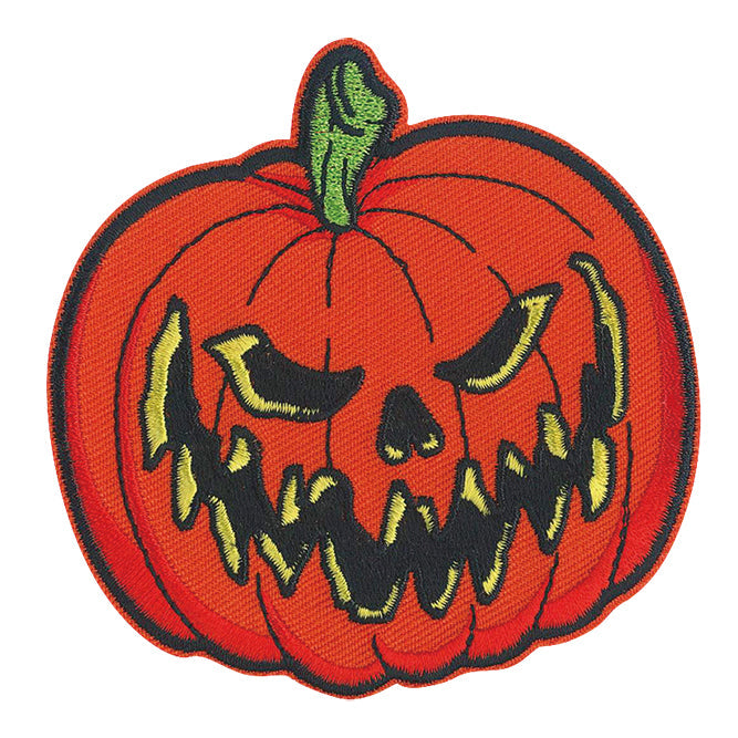HauntedÂ Pumpkin 3.5"x3.5" Patch - 3 pc prepack