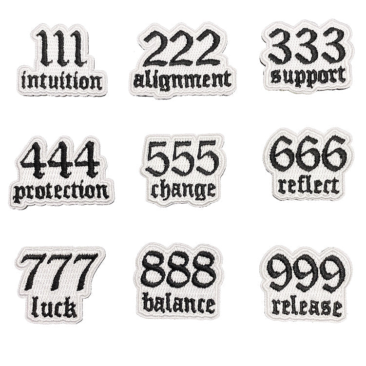 Angel Numbers 1.5" Patch Set - 3 pc prepack