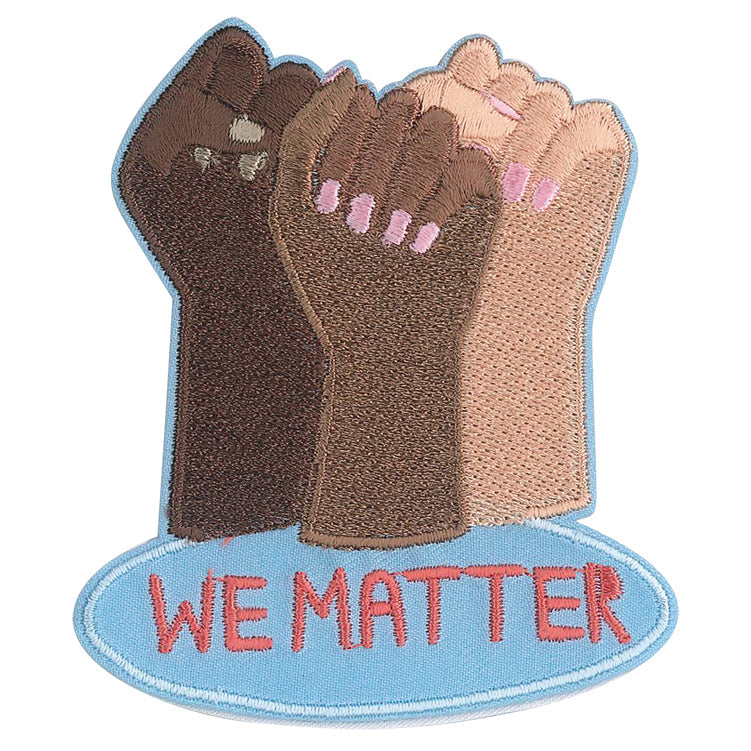 Queenbe Monyei We Matter 3.1"x3.6" Patch - 3 pc prepack