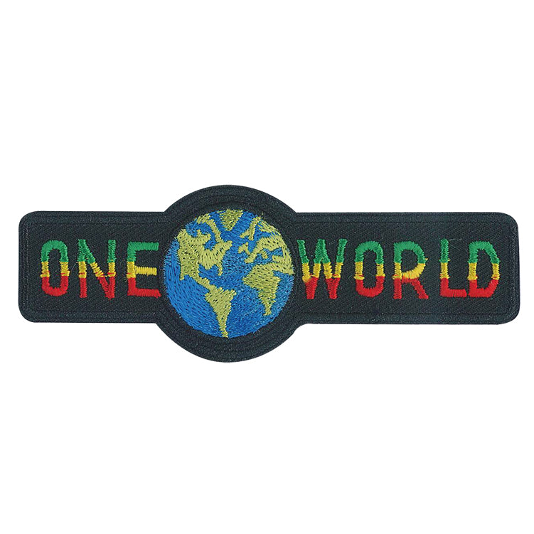One World 4.4"x1.7" Patch - 3 pc prepack