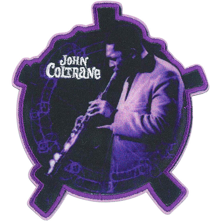 John Coltrane Music Circle 3.3"x3.6" Patch - 3 pc prepack