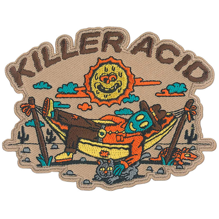 Killer Acid Alien Cowboy 3.9"x3" Patch - 3 pc prepack