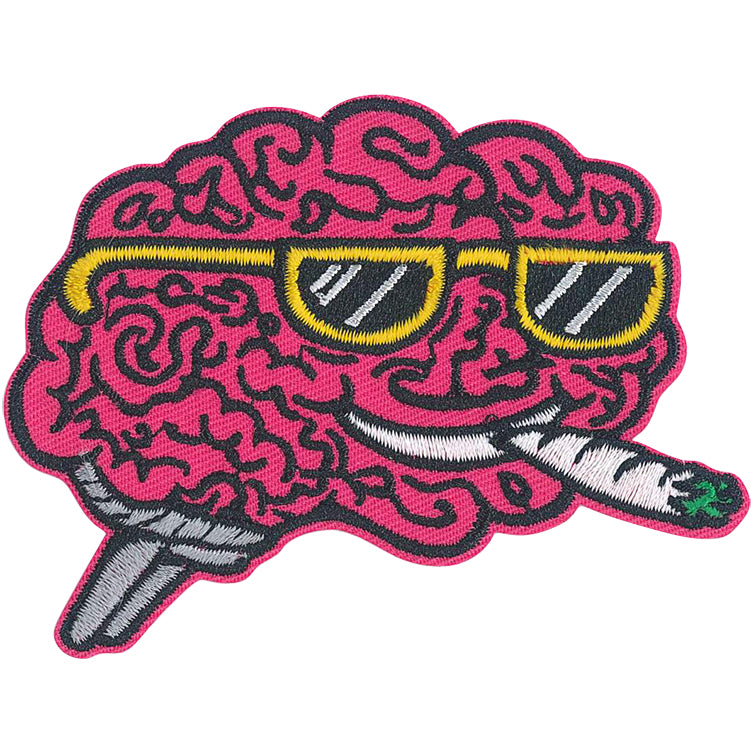 Killer Acid Brain On Pot 3.5"x2.6" Patch - 3 pc prepack