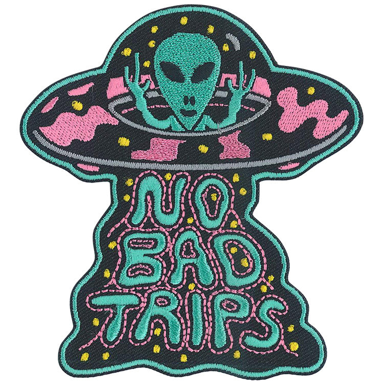 Killer Acid No Bad Trips 3.6"x4" Patch - 3 pc prepack