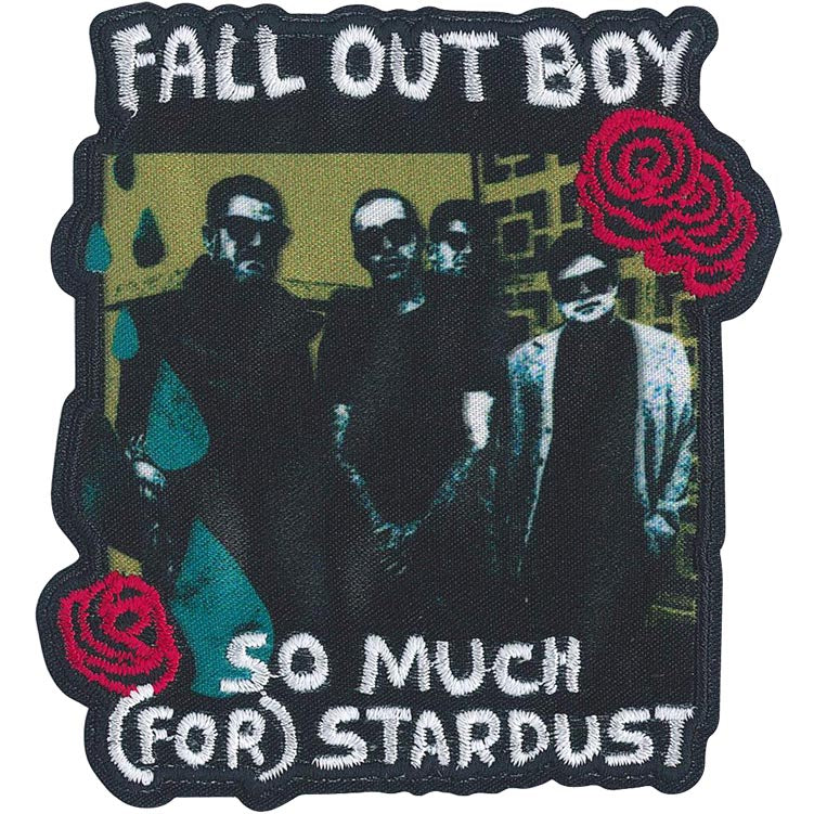 Fall Out Boy Roses Graphic 3.3"x3.5" Patch - 3 pc prepack