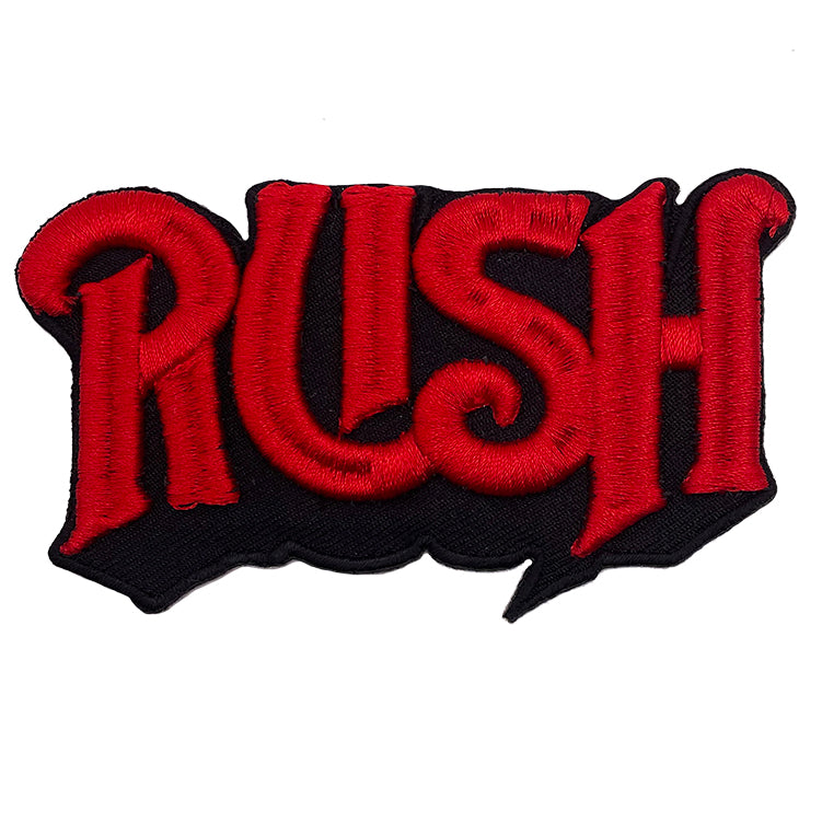 Rush Logo 4"x2.3" 3D Patch - 3 pc prepack