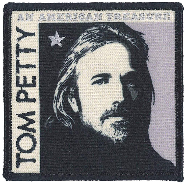 Tom Petty American Treasure 3.25"x3.25" Patch - 3 pc prepack