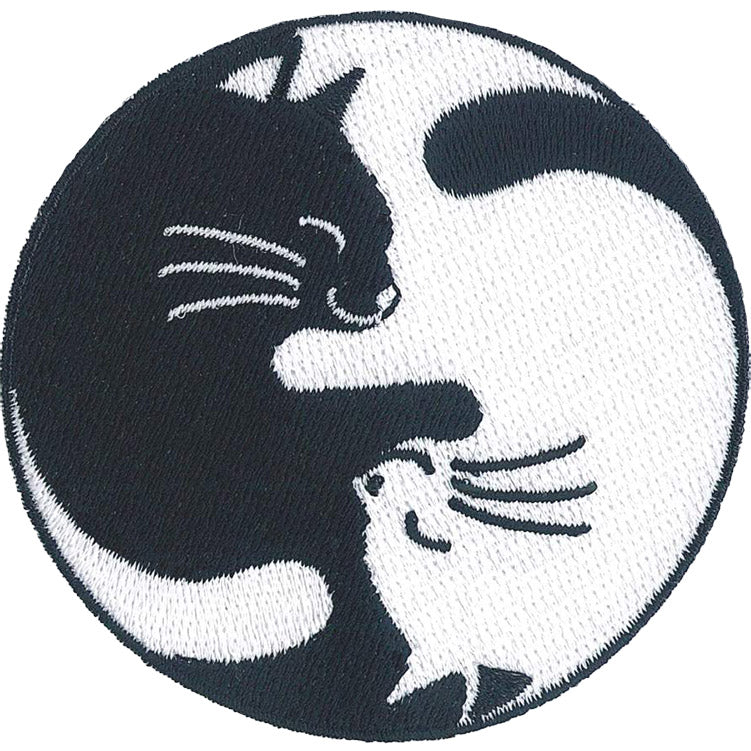 Yin Yang Cats 3" Patch - 3 pc prepack