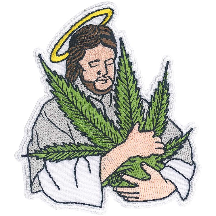Jesus Bud 3.1"x3.5" Patch - 3 pc prepack
