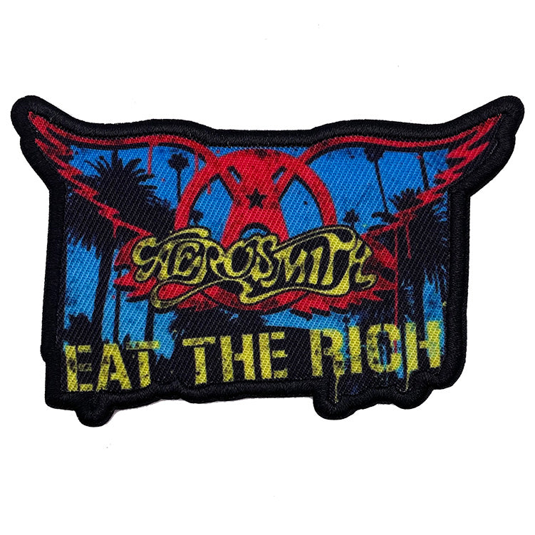 Aerosmith Eat The Rich 3.8"x2.75" Patch - 3 pc prepack
