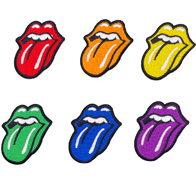 The Rolling Stones Mini Tongues 1.5" Patch Set - 3 pc prepack