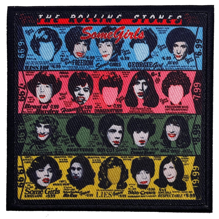 The Rolling Stones Some Girls 3.25"x3.25" Patch - 3 pc prepack