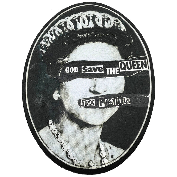 Sex Pistols God Save The Queen 6.5"x8.5" Oversized Patch