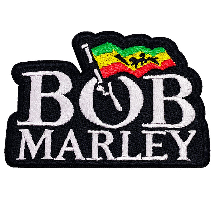 Bob Marley Logo 3.5"x2.5" Patch - 3 pc prepack
