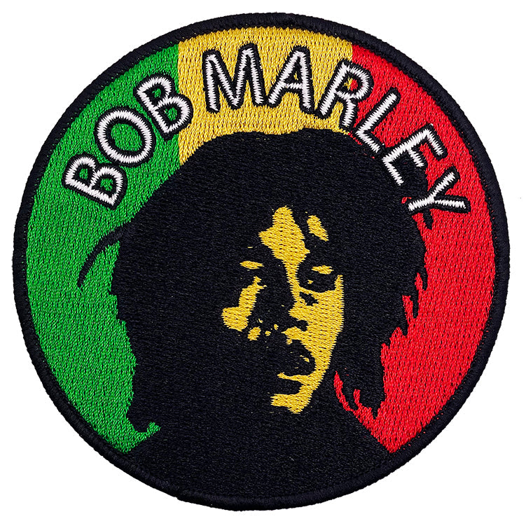 Bob Marley Rasta Circle 3.5" Patch - 3 pc prepack