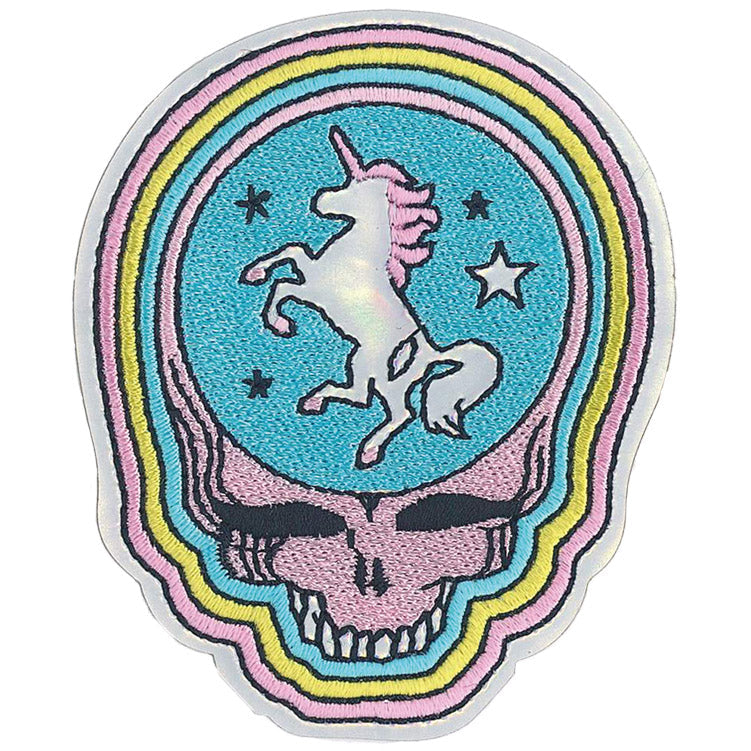 Grateful Dead Iridescent Unicorn SYF 2.6"x3.3" Patch - 3 pc prepack