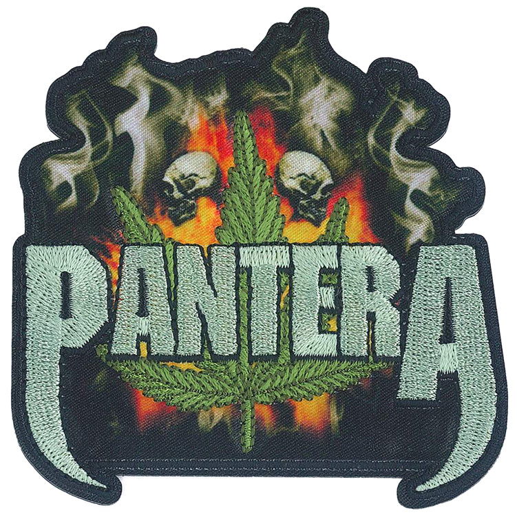Pantera Cannabis Smoke 3.5"x3.4" Patch - 3 pc prepack