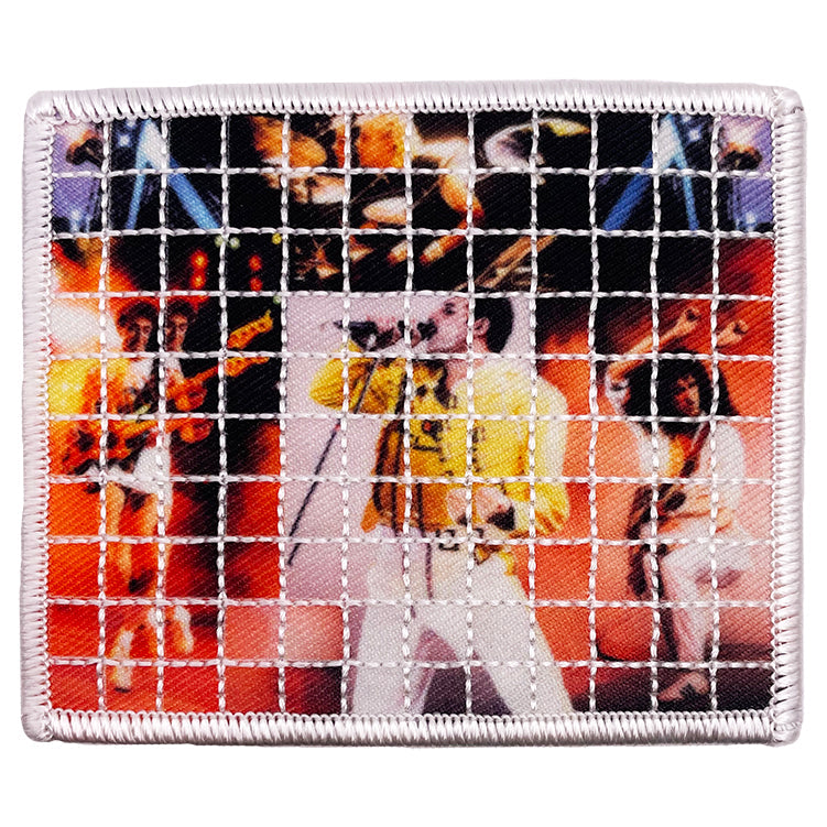 Queen Grid 3.5"x3" Patch - 3 pc prepack