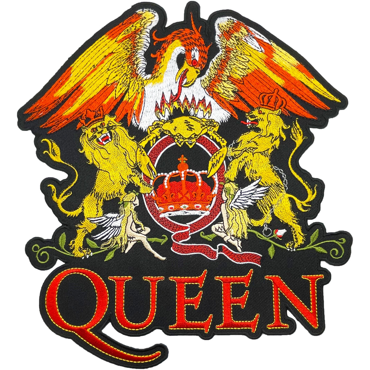 Queen Classic Crest 9.1"x10" Oversized Patch