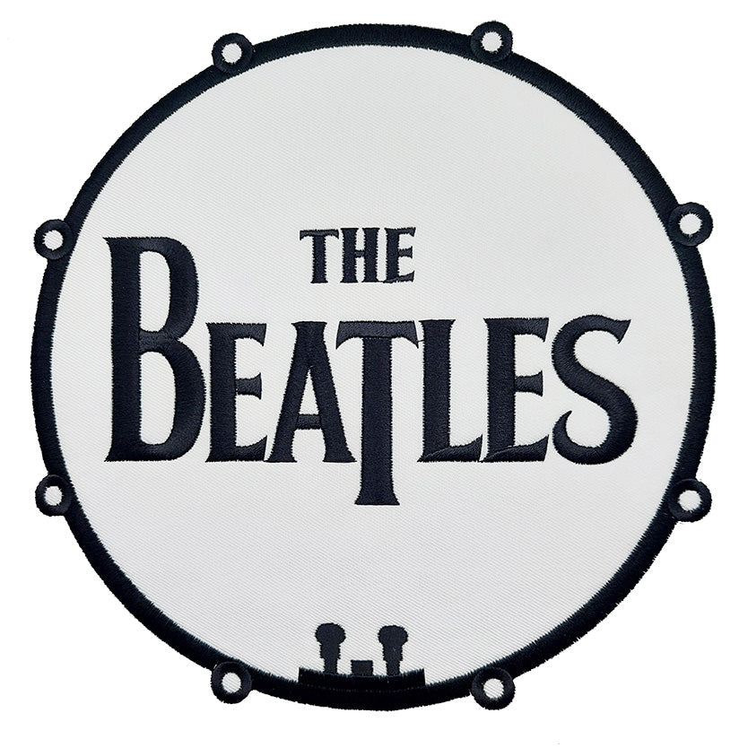 The Beatles Bass Drum Logo 8.5"x8.5" Oversized Patch