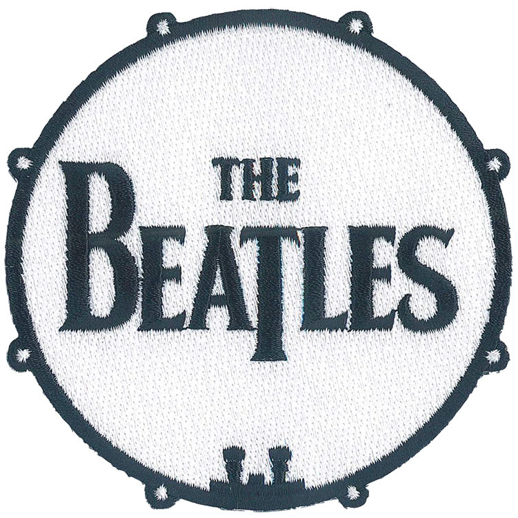 The Beatles Bass Drum Logo 3.5"x3.5" Patch - 3 pc prepack