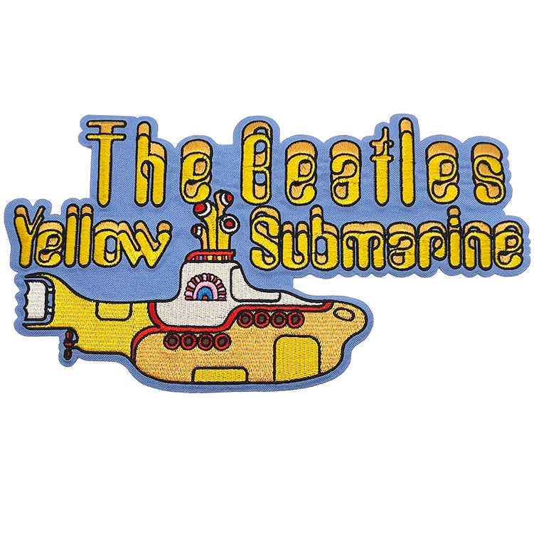 The Beatles Yellow Submarine Logo 9.75"x5.5" Oversized Patch
