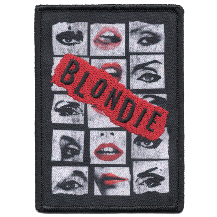 Blondie Eyes  Lips 3.2"x4.3" Patch - 3 pc prepack