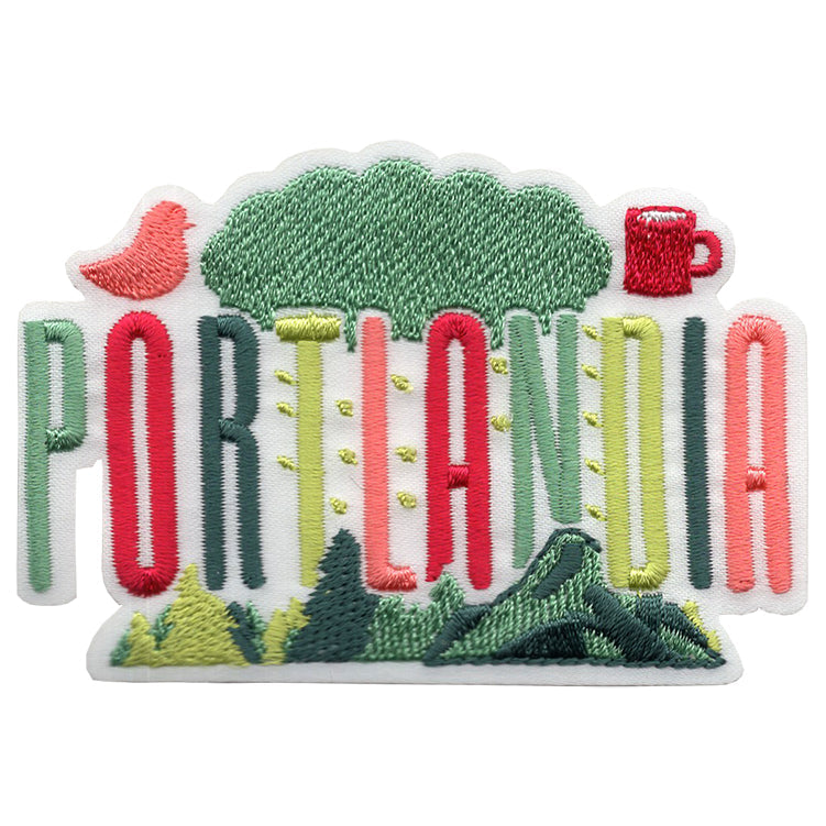 Portlandia Cloud Logo 3.5"x2.5" Patch - 3 pc prepack