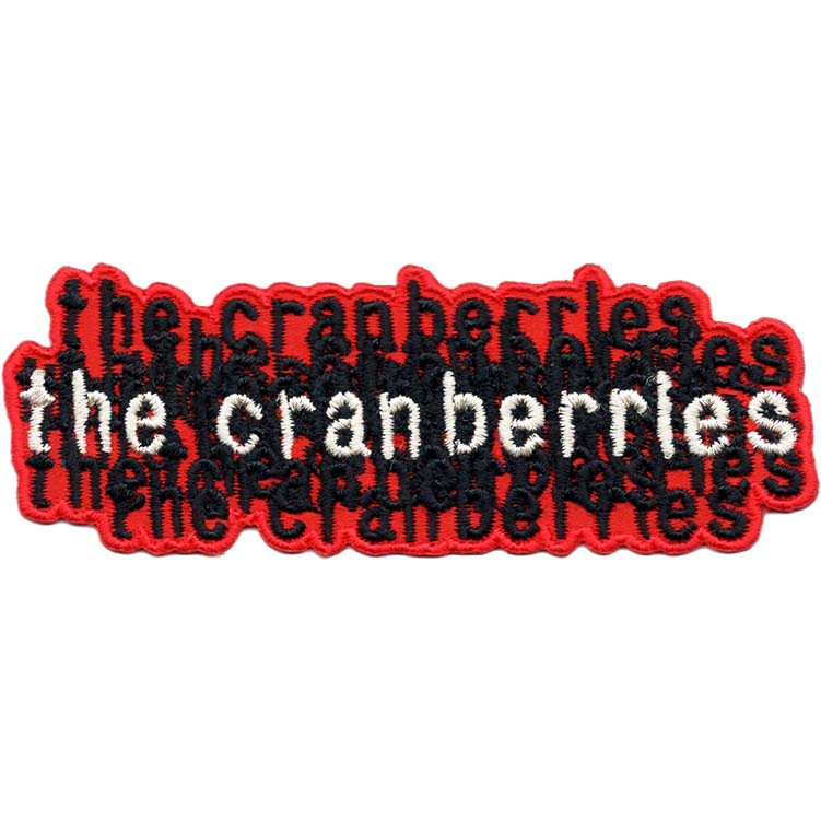 The Cranberries Stacked Logo 4"x1.3" Patch - 3 pc prepack