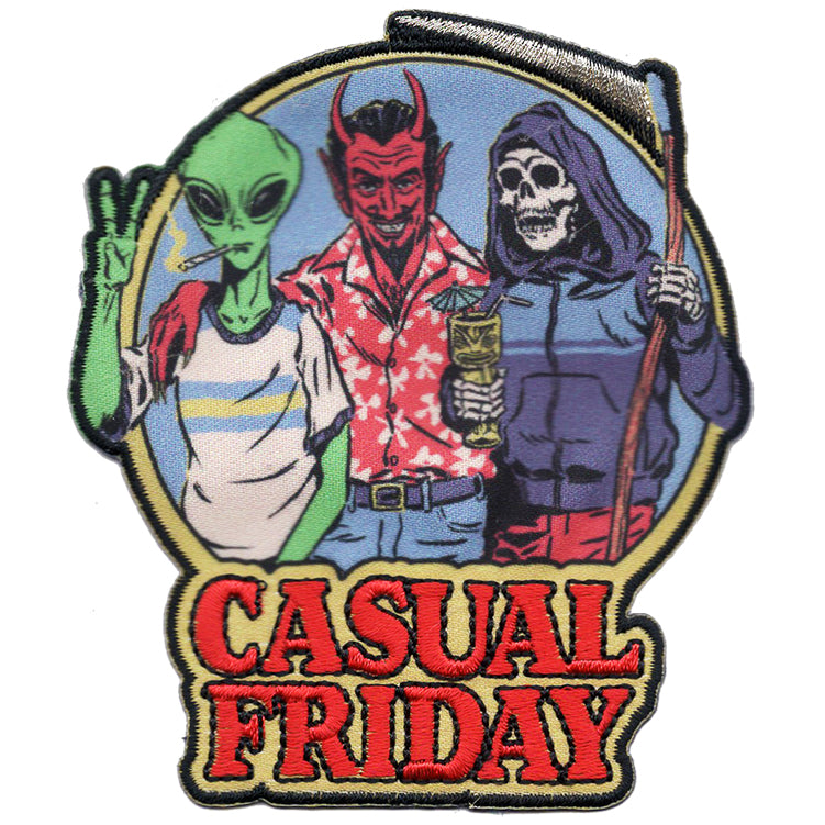 Steven Rhodes Casual Friday 3.1"x3.6" Patch - 3 pc prepack
