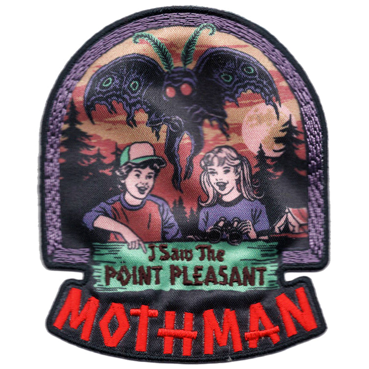 Steven Rhodes Mothman 3.1"x3.7" Patch - 3 pc prepack