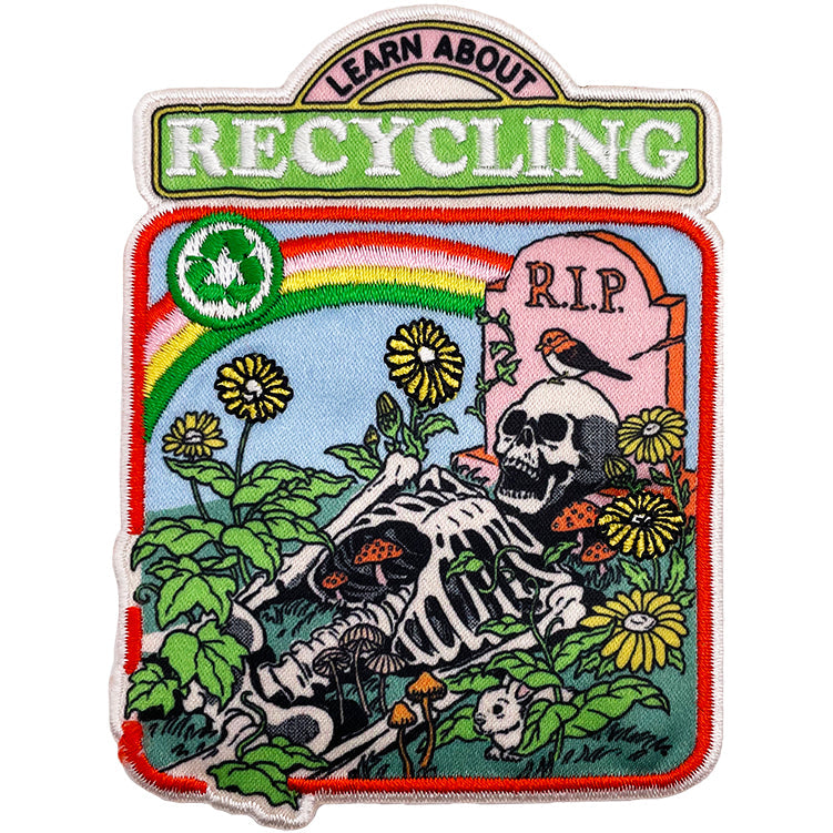 Steven Rhodes Recycling 3"x3.9" Patch - 3 pc prepack