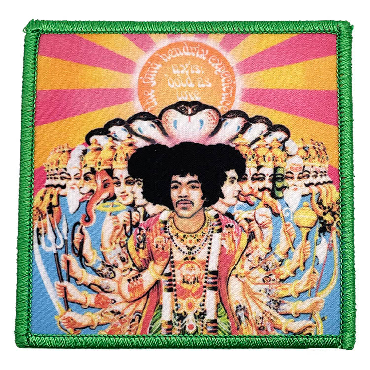 Jimi Hendrix Bold As Love 3.25"x3.25" Patch - 3 pc prepack