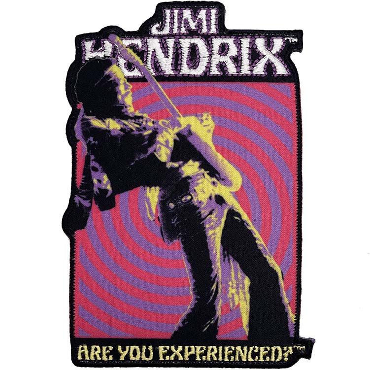 Jimi Hendrix Trippy Swirl 2.75"x4.3" Patch - 3 pc prepack